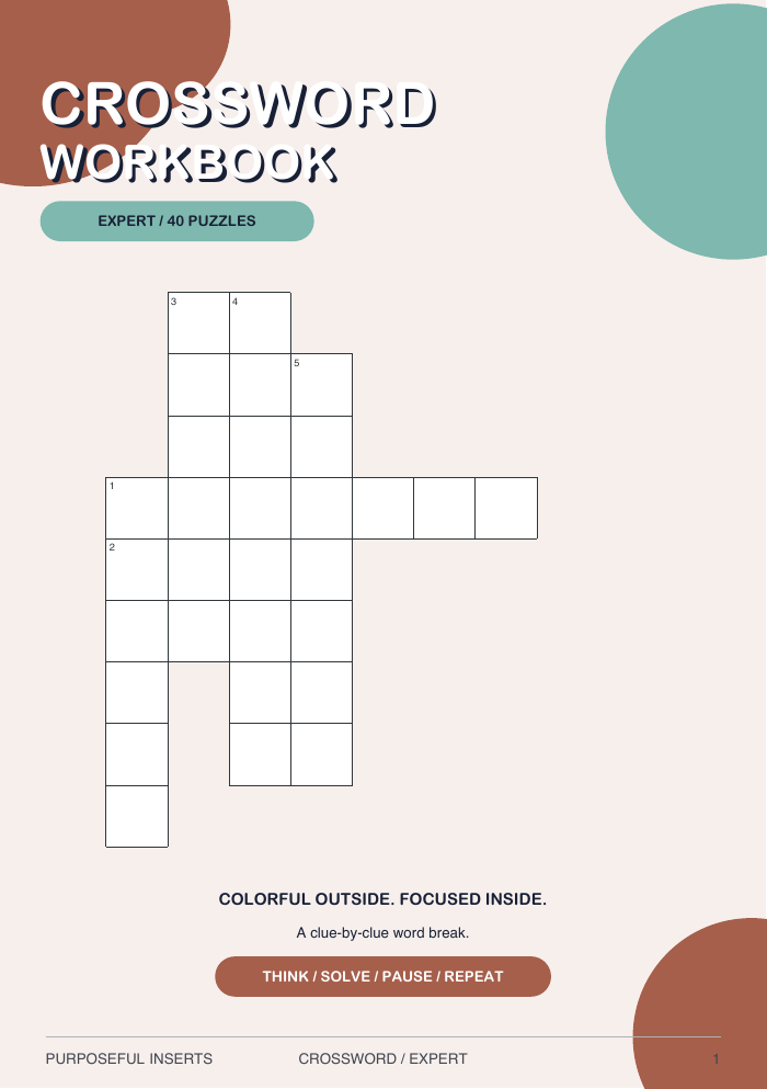 Expert Crossword workbook